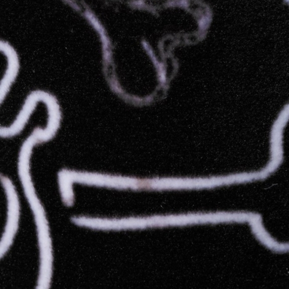 No Bounderies Juniors Size Large L 11-13 Black Halloween Velour Leggings Skull - Picture 6 of 12